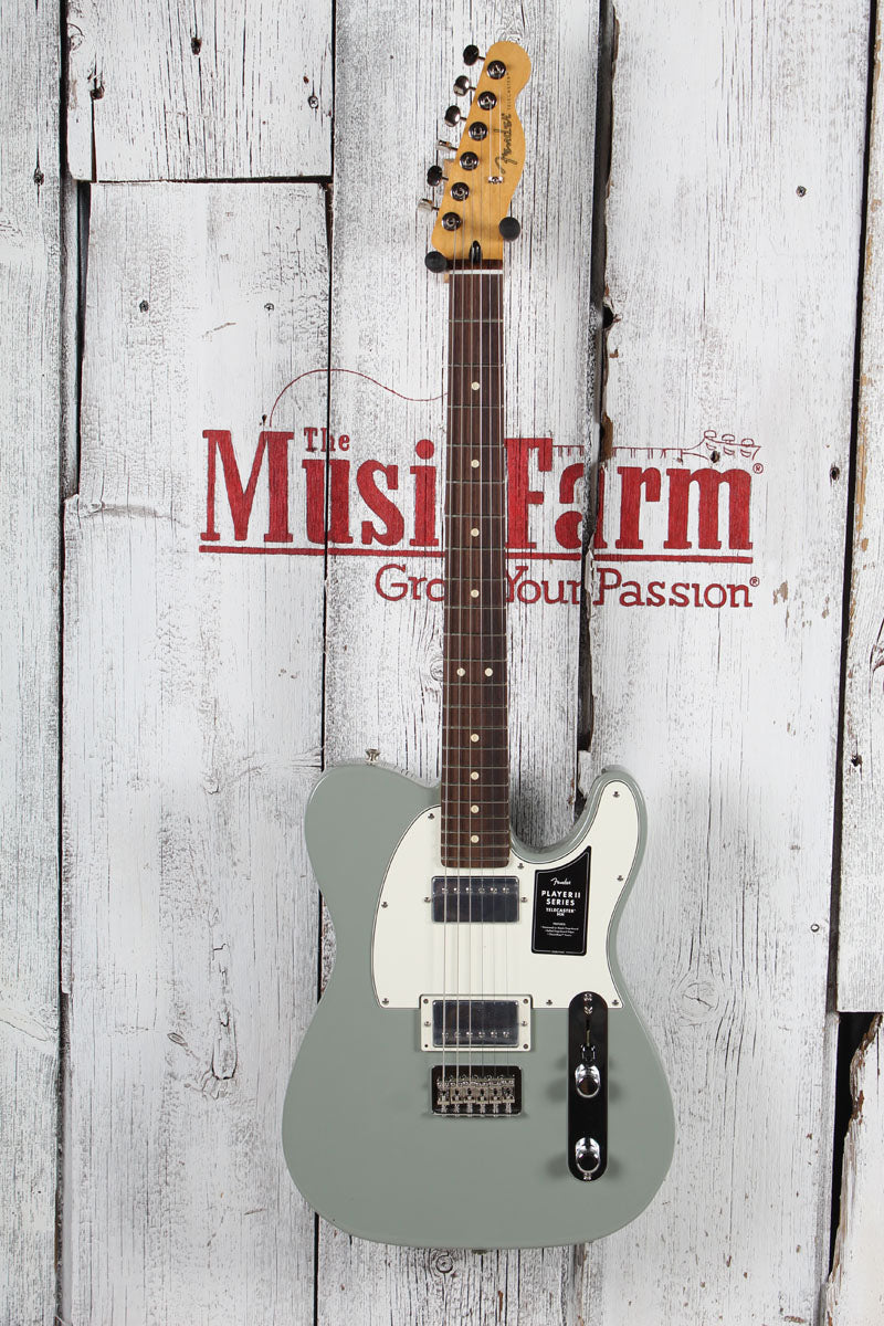 Fender Player II Telecaster Solid Body Electric Guitar Cactus Gray Finish