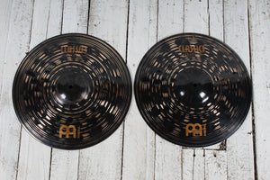 Meinl CC15DAH Classics Custom Dark Hi Hats 15 Inch Hi Hat Drum Cymbal Pair