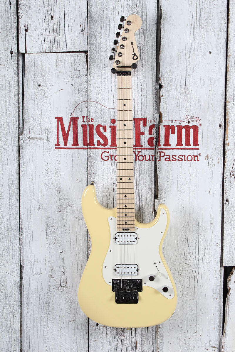 Charvel Pro Mod So Cal Style 1 HH FR M Electric Guitar Vintage White Gloss Secondary image