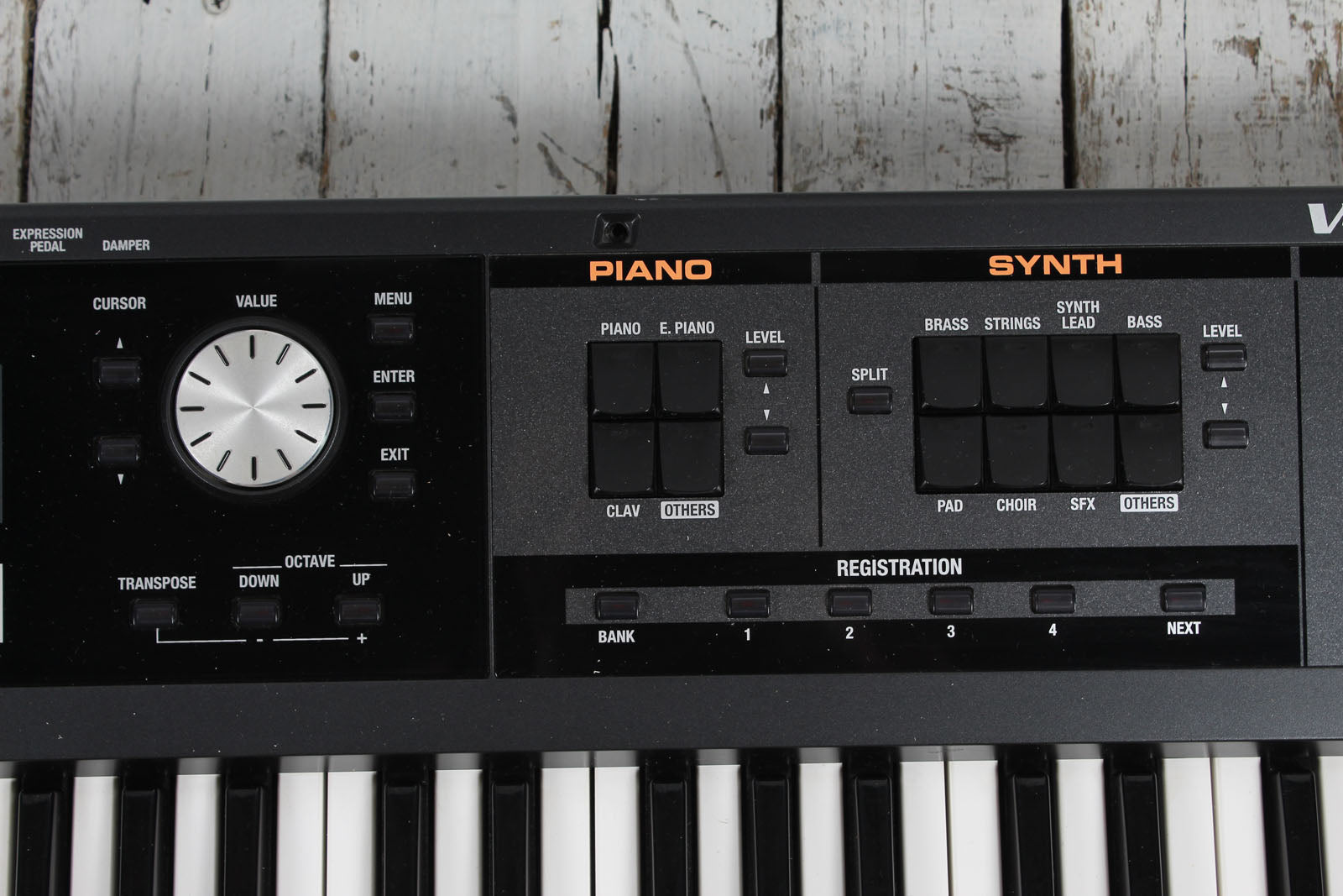 Roland V-Combo VR-09 Performance Keyboard w 2 Controllers Manual & Power Supply