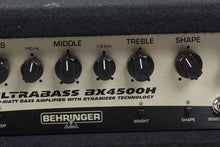 Load image into Gallery viewer, Behringer BX4500H Electric Bass Guitar Amplifier Head 450W Amp with Shape Filter