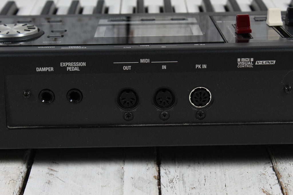 Roland V-Combo VR-09 Performance Keyboard w 2 Controllers Manual & Power Supply