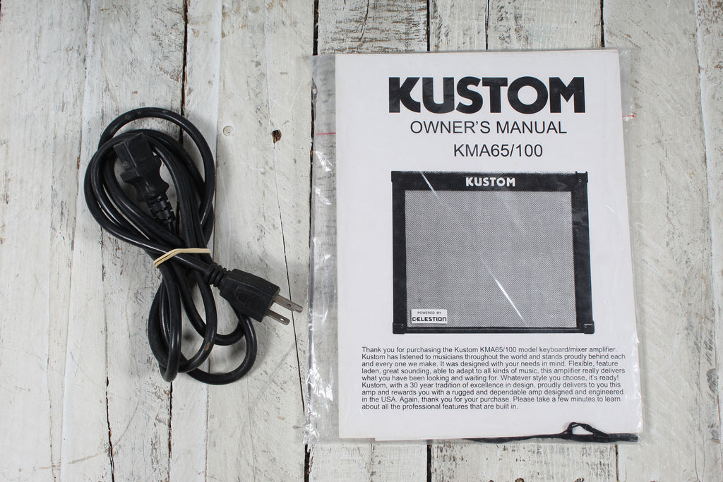 Kustom KMA 65 Keyboard Amplifier 65 Watt 1 x 12 Keyboard / Mixer Amp