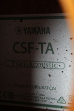 Load image into Gallery viewer, Yamaha CSF-TA TransAcoustic Parlor Acoustic Electric Guitar Vintage Natural