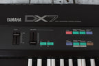 Yamaha Vintage 1980s DX7 Digital Synthesizer 61 Key Keyboard with Case & Manuals