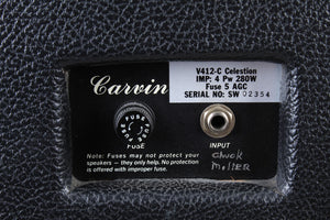 Carvin V412-C Speaker Cabinet Electric Guitar Amplifier Speaker Cabinet