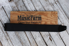 Load image into Gallery viewer, Henry Heller 2.75 Inch Poly Series No Flex Guitar Strap Black