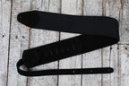 Henry Heller 2.75 Inch Poly Series No Flex Guitar Strap Black