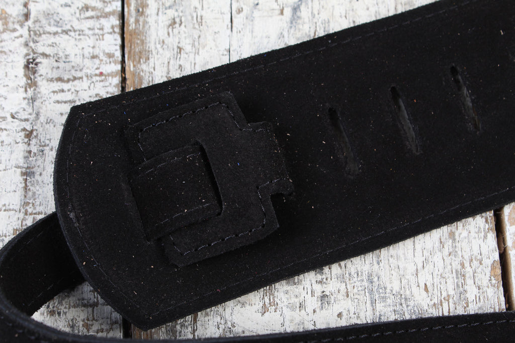 Henry Heller 2.75 Inch Poly Series No Flex Guitar Strap Black