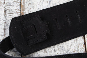 Henry Heller 2.75 Inch Poly Series No Flex Guitar Strap Black