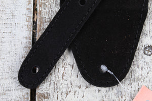 Henry Heller 2.75 Inch Poly Series No Flex Guitar Strap Black
