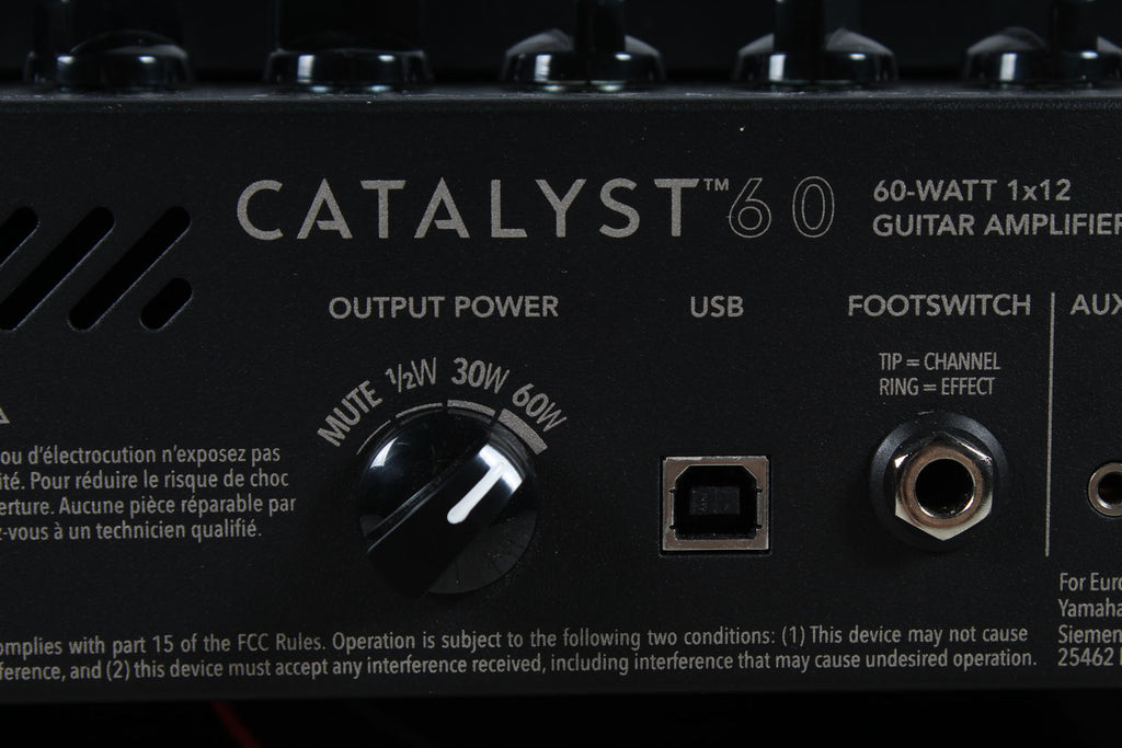 LIne 6 Catalyst 60 Amplifier 60 Watt 1x12 Combo Electric Guitar Amp w Footswitch