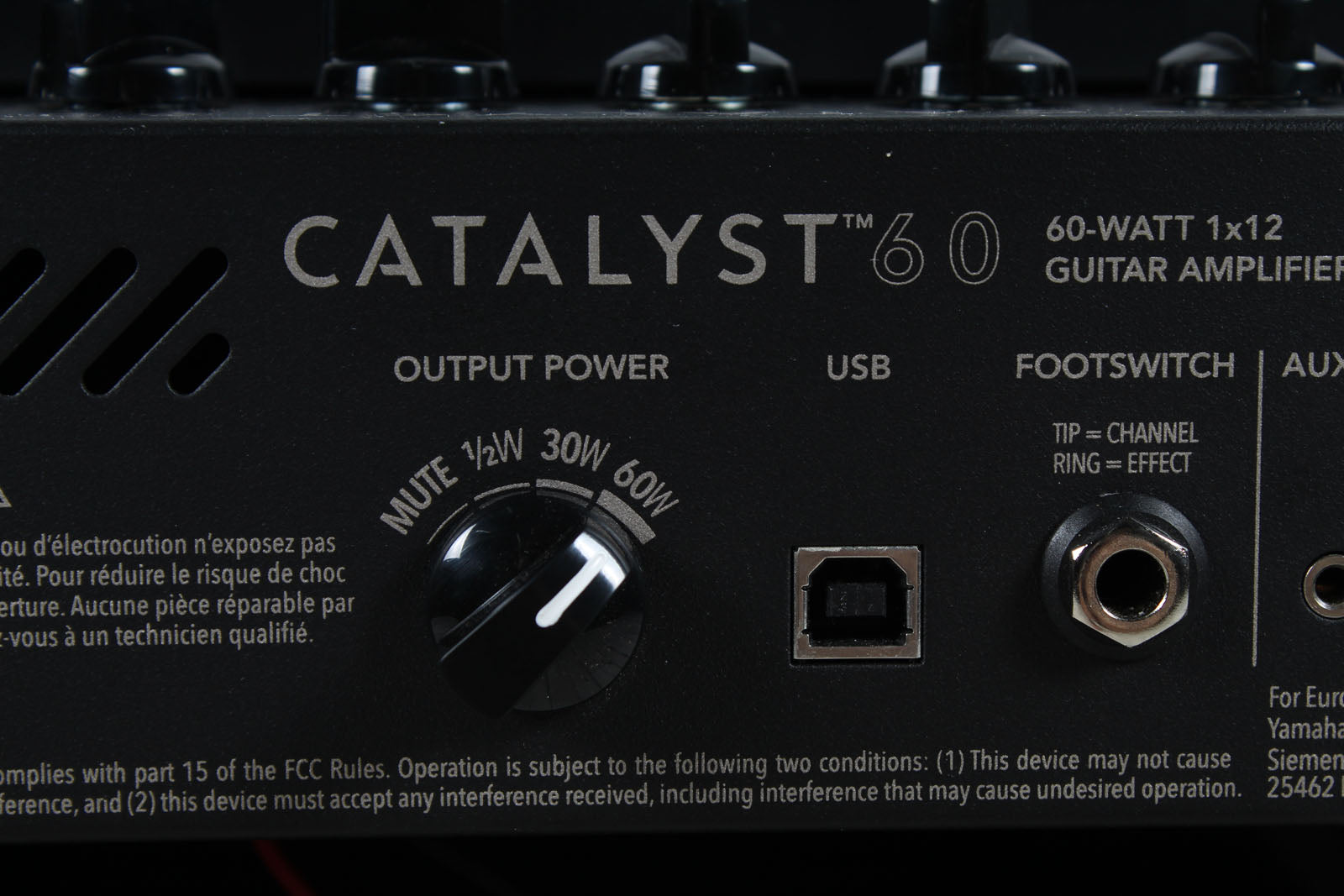 LIne 6 Catalyst 60 Amplifier 60 Watt 1x12 Combo Electric Guitar Amp w Footswitch
