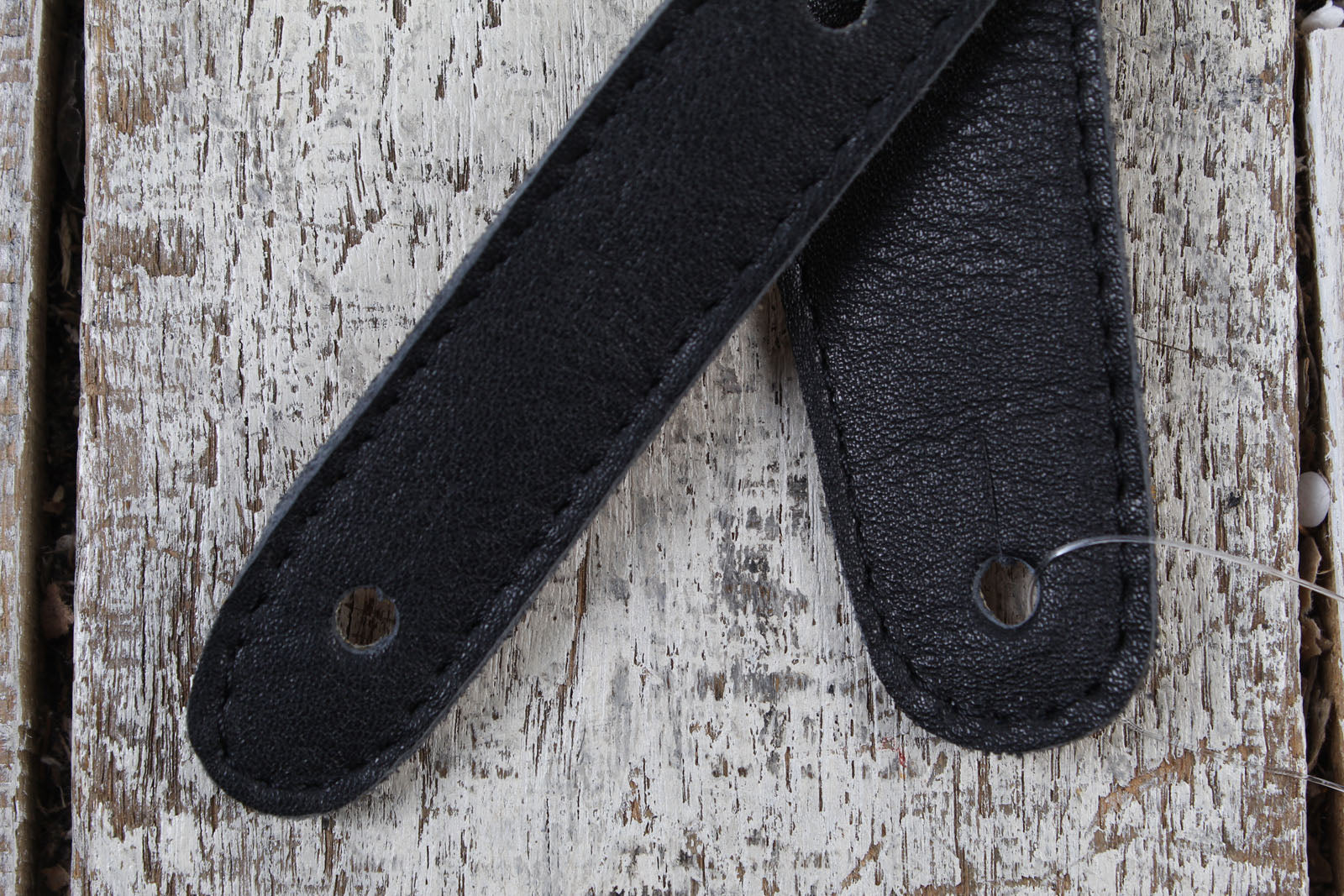 Henry Heller 2 Inch Diamond Cut Out Guitar Strap Black