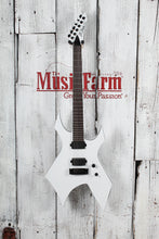 Load image into Gallery viewer, BC Rich Warlock Prophecy Electric Guitar with Quad Bridge Matte White Finish