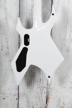 Load image into Gallery viewer, BC Rich Warlock Prophecy Electric Guitar with Quad Bridge Matte White Finish