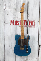 Fender 2022 J Mascis Telecaster Electric Guitar Bottle Rocket Blue Flake Finish