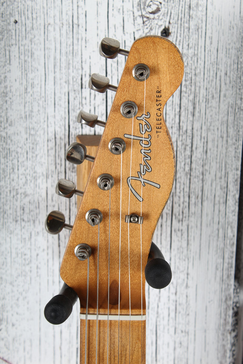 Fender 2022 J Mascis Telecaster Electric Guitar Bottle Rocket Blue Flake Finish