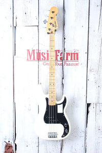 Fender Standard Precision Bass 4 String Electric Bass Guitar Olympic White
