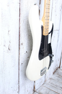 Fender Standard Precision Bass 4 String Electric Bass Guitar Olympic White