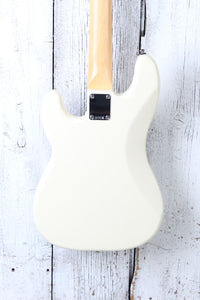 Fender Standard Precision Bass 4 String Electric Bass Guitar Olympic White