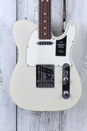 Fender Player II Telecaster Solid Body Electric Guitar White Blonde Finish