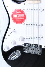 Load image into Gallery viewer, Squier Sonic Stratocaster Left Handed Electric Guitar Black Finish Lefty Strat