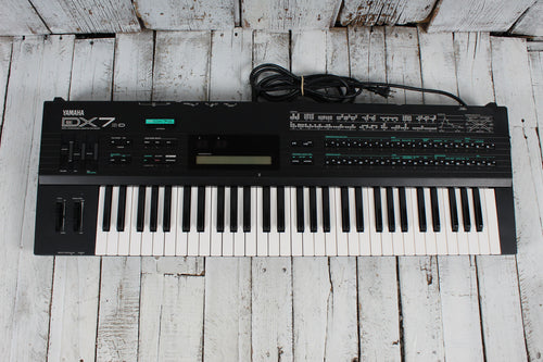 Yamaha 1980s DX7IID Digital Synthesizer 61 Note Digital Workstation Keyboard