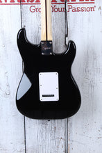 Load image into Gallery viewer, Squier Sonic Stratocaster Left Handed Electric Guitar Black Finish Lefty Strat