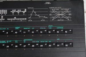 Yamaha 1980s DX7IID Digital Synthesizer 61 Note Digital Workstation Keyboard