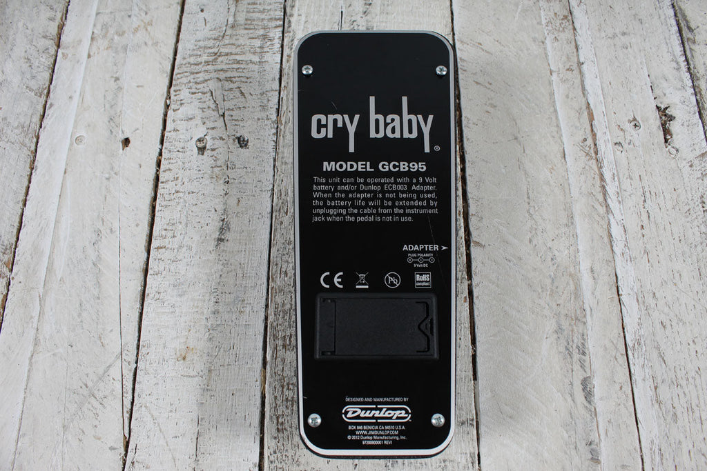 Dunlop GCB95 Cry Baby Standard Wah Pedal Electric Guitar Wah Effects Pedal