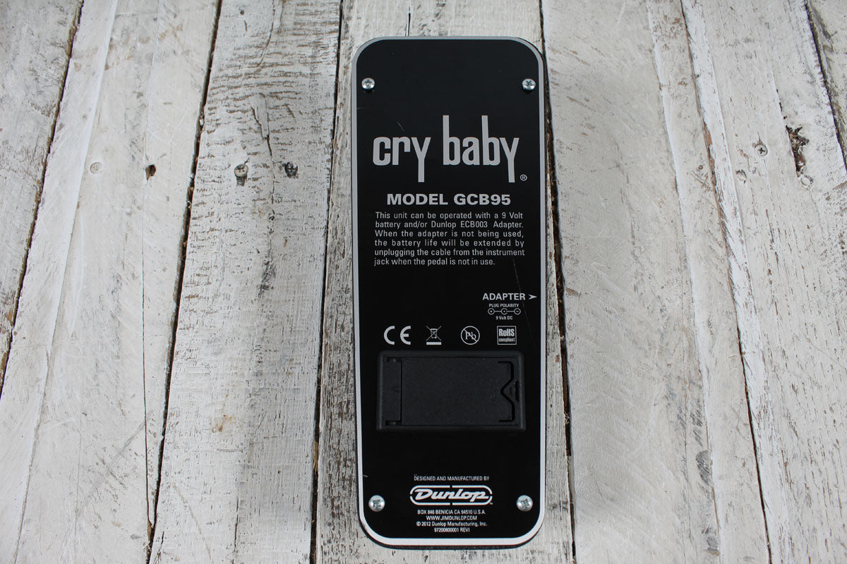Dunlop GCB95 Cry Baby Standard Wah Pedal Electric Guitar Wah Effects Pedal