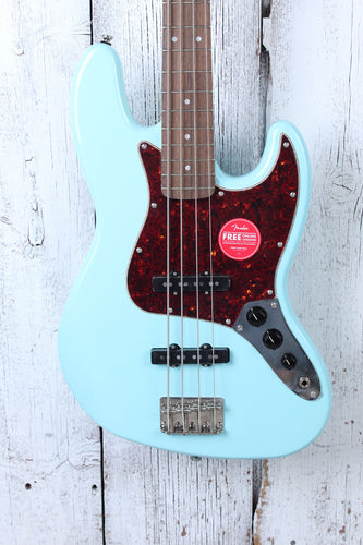 Fender Squier Classic Vibe '60s Jazz Bass 4 String Bass Guitar Daphne Blue