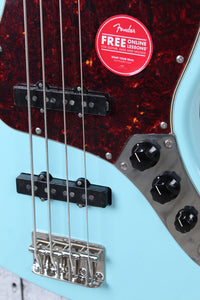 Fender Squier Classic Vibe '60s Jazz Bass 4 String Bass Guitar Daphne Blue