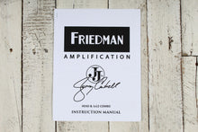 Load image into Gallery viewer, Friedman JJ Junior Jerry Cantrell Signature Electric Guitar Amplifier Head