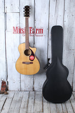 Load image into Gallery viewer, Fender CC-140SCE Concert Acoustic Electric Guitar Natural with Hardshell Case