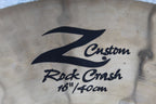 Zildjian Z Custom 16 Inch Rock Crash Cymbal 16" Rock Crash Drum Cymbal
