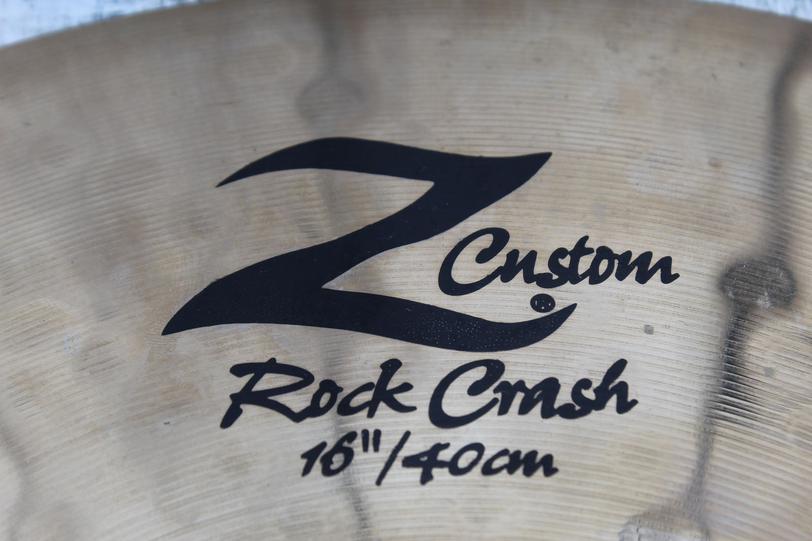 Zildjian Z Custom 16 Inch Rock Crash Cymbal 16" Rock Crash Drum Cymbal