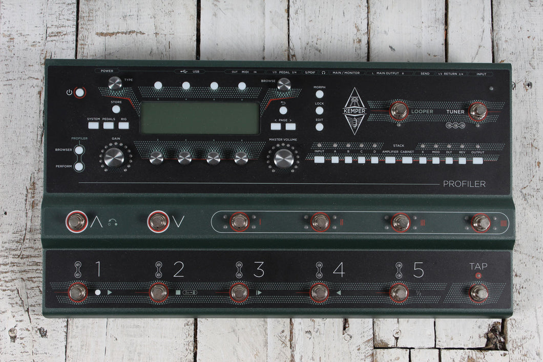 Kemper Profiler Stage Floorboard Amp Profiler Amplifier Modeling Processor