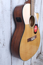 Load image into Gallery viewer, Fender CC-140SCE Concert Acoustic Electric Guitar Natural with Hardshell Case