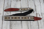 Levy's MSSN80-TAN 2 Inch Polypropylene Jacquard Woven Guitar Strap with Leather Ends