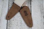 Levy's MC8U-006 2 Inch Blair Series Cotton Guitar Strap Ivory with Suede Ends