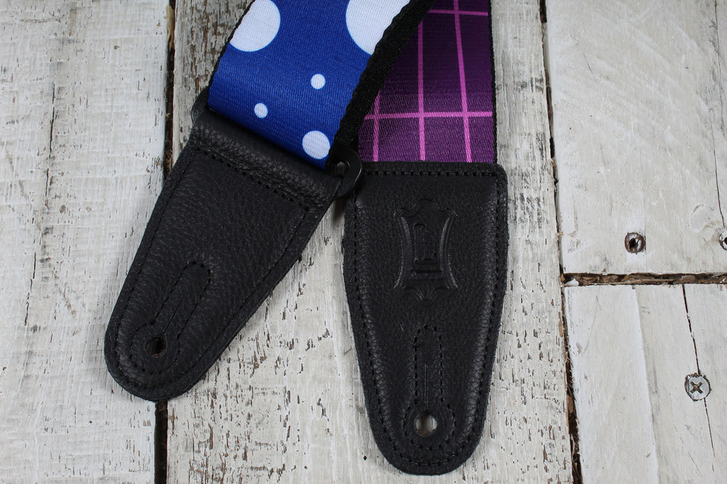 Levys MPD2-119 2 Inch Wide Polyester Guitar Strap with Cyber Cat Motif