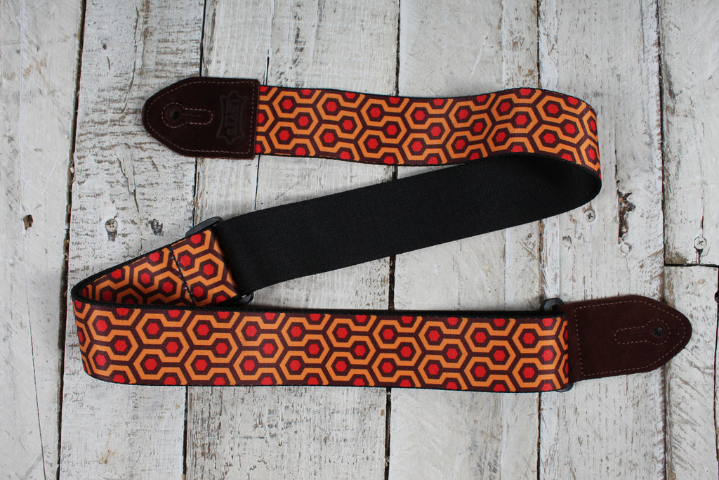 Levy's Leathers MP2-007 Hex Guitar Strap 2 Inch Wide Guitar Strap