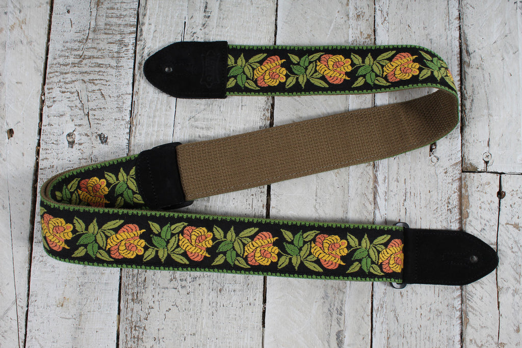 Levy's MC8JQ-004 Woven Cotton Guitar Strap 2 Inch Wide Guitar Strap