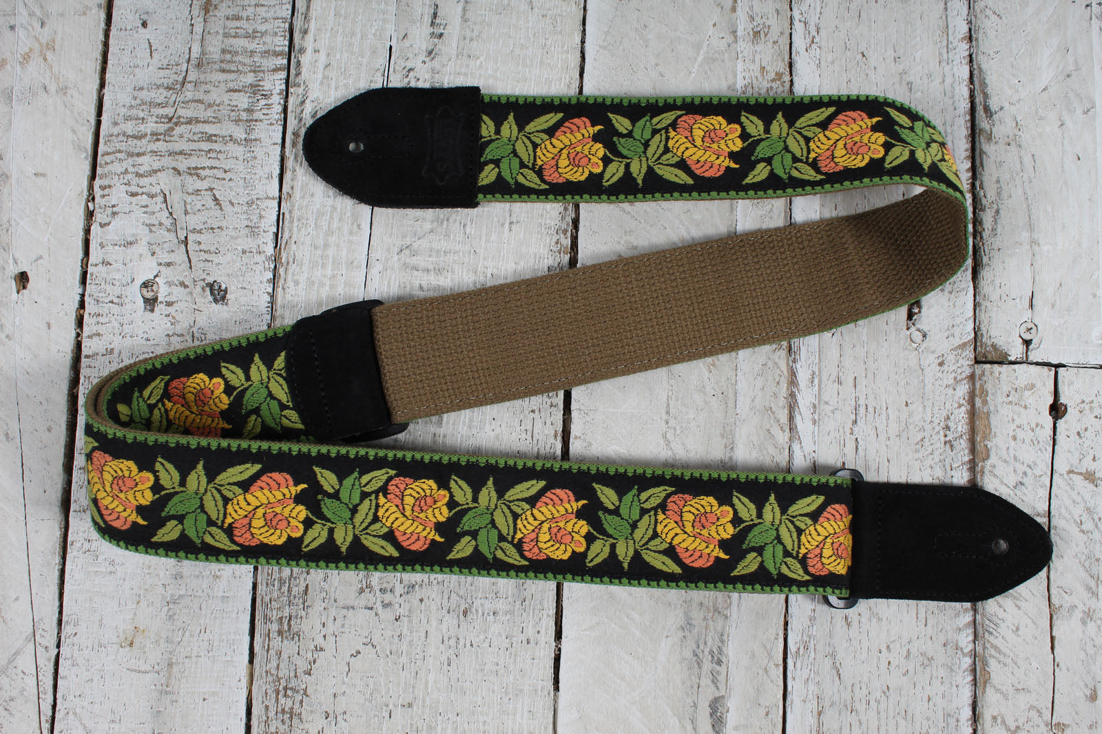 Levy's MC8JQ-004 Woven Cotton Guitar Strap 2 Inch Wide Guitar Strap