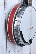 Load image into Gallery viewer, Dean Backwoods 6 Banjo BW6 6 String Resonator Back Banjo Natural