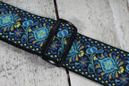 Levy's M8HTV-04 2 Inch Jacquard Woven Guitar Strap Vintage Hootenanny Design