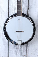 Load image into Gallery viewer, Dean Backwoods 6 Banjo BW6 6 String Resonator Back Banjo Natural