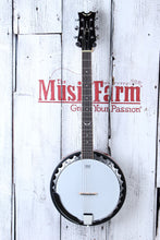 Load image into Gallery viewer, Dean Backwoods 6 Banjo BW6 6 String Resonator Back Banjo Natural